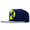 Mitchell & Ness MICHIGAN WOLVERINES 3M REFLECTIVE XL-LOGO SNAPBACK LVMNMWN001画像