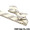 GANRYU COMME des GARCONS Stripe Bow Tie WHITE画像