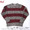 BURGUS PLUS Border Crew Neck Sweater BP15606-1画像
