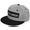 In4mation MELTON BLOCK STANDARD SNAPBACK GREYxBLACK IMT156画像