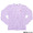 PLAY COMME des GARCONS SMALL RED HEART ボーダー 長袖Tシャツ PURPLE画像