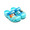 crocs CREATIVE CLOG FINDING DORY CLOG KIDS POOL 202683-40M画像