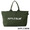 APPLEBUM Logo Canvas Zip Totebag OLIVE画像