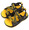 KEEN Rock Iguana CHILDREN Black/Yellow 1014420画像