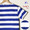 SAINT JAMES OUESSANT WIDEBORDER ワイドボーダー半袖Tシャツ レディースモデル画像
