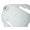 IKE BEHAR MF1306 MODIFIED FIT L.S. SHORT POINT COLLAR B.D. OXFORD SHIRTS/white画像