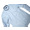 IKE BEHAR MF1306 MODIFIED FIT L.S. SHORT POINT COLLAR B.D. OXFORD SHIRTS/blue画像