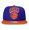 Mitchell & Ness NEW YORK KNICKS 2T XL LOGO SNAPBACK ROYALxORANGE LVMNNYK052画像