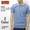 BARNS インディゴ ボーダー ヘンリー Tシャツ BR-6769画像