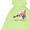 Supreme Mendini Gun Hooded Sweatshirt LIME画像
