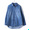 upper hights THE SHIRT 01 DENIM -SEA- 163DS01-SEA画像