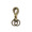 Peanuts&Co HORSE KEY HOOK MEDIUM (BRASS)画像