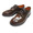 WHEELROBE #15078C CORDOVAN HEAVY STITCHING MOC TOE brown画像