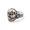 Peanuts&Co SKULL POISON RING -DIAMONDO- (WHITE)画像