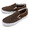VANS CLASSIC CLASSIC SLIP-ON (SUEDE CHECKERS) CHESTNUT VN0004MPJRM画像