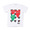 PLAY COMME des GARCONS HOLIDAY emoji MULTI HEART TEE WHITE画像
