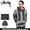 STUSSY Chunky Knit Drug Rug Hoodie Sweater 117041画像