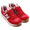 new balance ML574 HRT RED/GRAY画像