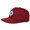 STUSSY DIAMOND S CHENILLE LOGO CAP BURGUNDY 131633画像