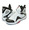 AND1 ALPHA wht/blk-red D2004MWBR画像