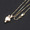 Supreme Gold Heart and Arrow Pendant画像
