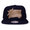 Mitchell & Ness Philadelphia 76ers MELTON PROPER SNAPBACK BLACKxBROWN LVMNPPS041画像