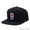 BLACK SCALE B LOGO RED LINE SNAPBACK CAP BLACK BS17-HW08画像