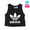 adidas Original LOOSE CROP TREFOIL TANK  BLACK AY8135画像