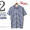 GICIPI WAFFLE CREW NECK SS STRIPE BORDE 1701P-700060600画像