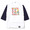 MINOS 3/4 M&Ns PUNCH BB TEE (WHITE&times;NAVY) MNQ3-TE16画像