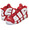 NIKE × Supreme AIR MORE UPTEMPO VARSITY RED/WHITE 902290-600画像