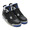 NIKE AIR JORDAN 4 RETRO BLACK/GAME ROYAL-MATTE SILVER-WHITE 308497-006画像