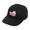 VANS X PEANUTS COURT SIDE BASEBALL HAT BLACK VN0A3B3YBLK画像