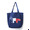 MAISON KITSUNE TOTE BAG TRICOLOR FOX KUX8754画像