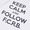 F.C.R.B. SUPPORTER TEE(KEEP CALM) WHITE画像