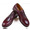 WHEELROBE 15075 PLAIN TOE DERBY SHOES BURGUNDY画像
