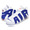 NIKE AIR MORE UPTEMPO GS "KNICKS" white/deep royal blue 415082-103画像