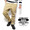 DOUBLE STEAL BLACK SIDE POCKET TAPERED PANTS -BEIGE- 774-71203BG画像
