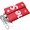 Supreme × LOUIS VUITTON Chain Wallet RED画像
