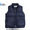 Crescent Down Works #301B NBNW VEST navy画像
