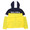 NAUTICA HOODED COLORBLOCK NYLON JACKET YELLOW画像