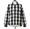 UNUSED Block check shirts jacket US1316画像