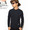GLAD HAND THICK HENLEY L/S T-SHIRT USED -BLACK-画像