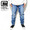 reversal GI STRETCH DAMAGE DENIM -LIGHT INDIGO BLUE- RV17AW007画像