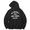 RADIALL CHAPT HOOD - ZIP UP PARKA (BLACK)画像