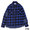 EPTM BUTCHER FLANNEL SHIRT BLUE画像