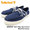 Timberland NEWPORT BAY 2 Eye Boat Oxford Black Iris Canvas A1Q86画像