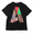 ATMOS LAB BIG A TEE (CRAZY ANIMAL) BLACK AL18S-PT06画像