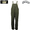 BLACK SIGN Old German Cord Cloth Button Fly Apron Overalls OLIVE BSFP-17509B画像