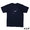 HUF BOX LOGO S/S TEE NAVY画像